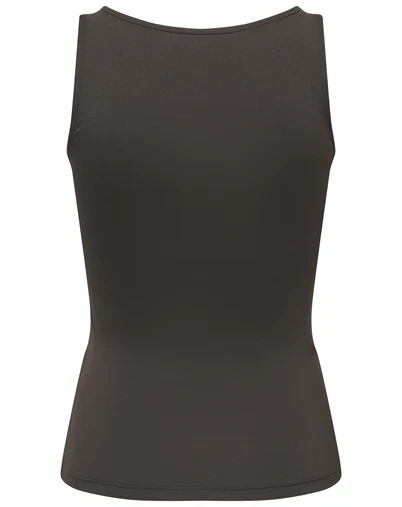 Only - Onlea Boatneck Top - Chocolate Torte